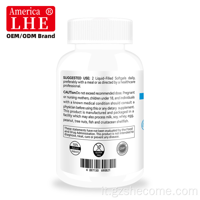 Shecome Eye Lutein Health Softgel Supporto per la secchezza